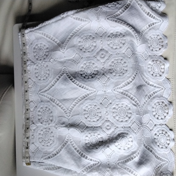 Abercrombie White Lace A-line Skirt - Picture 4 of 5